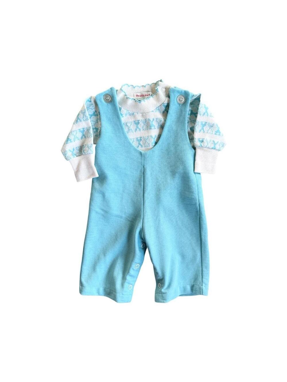 Vintage 70s Health-Tex 2-piece Overalls/Jumpsuit